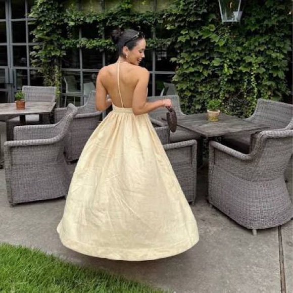 NWT Reformation Percy Linen Dress Size 2 - Picture 3 of 7